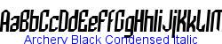 Archery Black Condensed Italic   87K