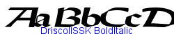 DriscollSSK BoldItalic   38K (2002-12-27)