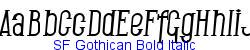 SF Gothican Bold Italic   94K