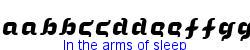 In the arms of sleep    7K (2003-11-04)