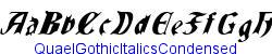 QuaelGothicItalicsCondensed  248K (2004-09-18)
